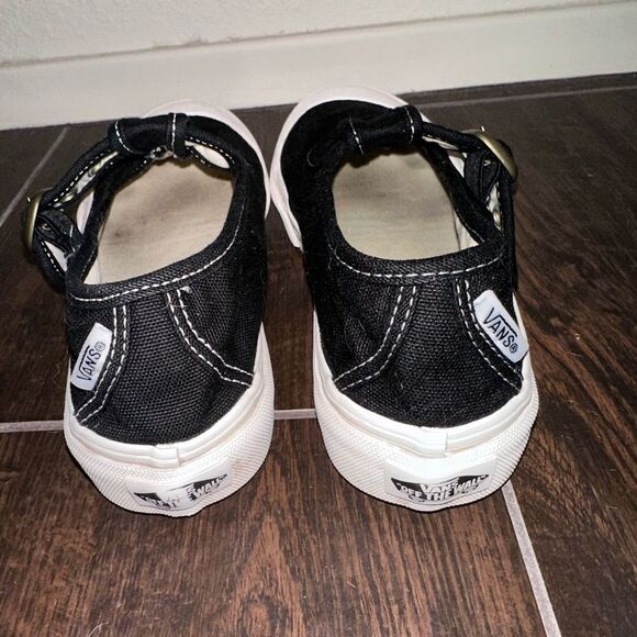 Vans Black and White Women's Sneakers - Picture 6 of 8